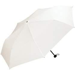 折りたたみ傘 晴雨兼用 UNISEX AIR-LIGHT LARGE FOLD ミニ 61cm 手開き式 紫外線防止効果 オフ（オフホワイト） 軽量UX012-001-002OF