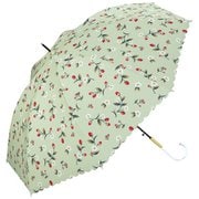 長傘 晴雨兼用 ストロベリーガーデン 58cm ジャンプ式 紫外線防止効果 ピスタチオ 3316-04-001PISTACHIO