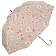 長傘 晴雨兼用 アザレア 58cm ジャンプ式 紫外線防止効果 ピンク 3813-04-001PK