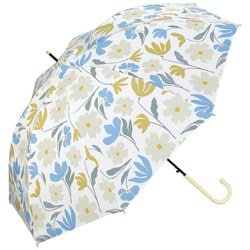 長傘 晴雨兼用 ポルク 58cm ジャンプ式 紫外線防止効果 オフ（オフホワイト） 7348-04-001OF
