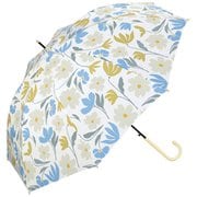 長傘 晴雨兼用 ポルク 58cm ジャンプ式 紫外線防止効果 オフ(オフホワイト) 7348-04-001OF