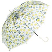 長傘 ビニール傘 チューリップ 60cm ジャンプ式イエロー UPT-9091-001