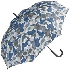 長傘 晴雨兼用 UNISEX BASIC JUMP 65cm ジャンプ式グレイッシュカモフラ ユニセックス UX01-362-001