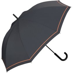 長傘 晴雨兼用 UNISEX WIND RESISTANCE チャコールシングルライン 65cm ジャンプ式 ユニセックス UX03-363-001