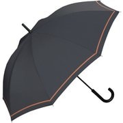 長傘 晴雨兼用 UNISEX WIND RESISTANCE チャコールシングルライン 65cm ジャンプ式 ユニセックス UX03-363-001