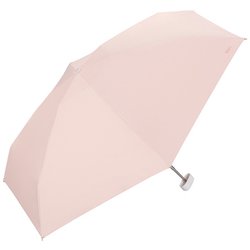 日傘 折りたたみ傘 晴雨兼用 遮光 ポシェットtiny 46cm 手開き式 遮光率100％ UVカット率100％ 完全遮光ピンク 801-15705-102PK