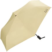 日傘 折りたたみ傘 晴雨兼用 IZA Type:Automatic & Safe 54cm 自動開閉式 遮光率100% UVカット率100% 完全遮光ベージュ ZA013-911-102