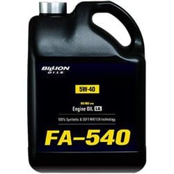 BILLION 86/BRZ＆GR86/BRZ 専用エンジンオイル FA-540 5w-40 5.6L BOIL-FA540