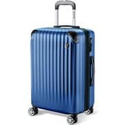 スーツケース 拡張機能付 ファスナータイプ TSAロック搭載 Mサイズ 旅行日数目安:4~7泊 60L/拡張時74L ブルー NT-L0201