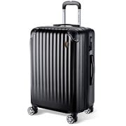 スーツケース 拡張機能付 ファスナータイプ TSAロック搭載 Lサイズ 旅行日数目安:1週間以上 95L/拡張時104L ブラック NT-L0201