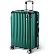 スーツケース 拡張機能付 ファスナータイプ TSAロック搭載 Lサイズ 旅行日数目安:1週間以上 95L/拡張時104L グリーン NT-L0201