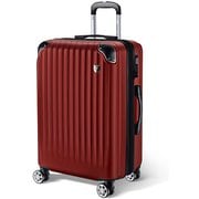 スーツケース 拡張機能付 ファスナータイプ TSAロック搭載 Lサイズ 旅行日数目安:1週間以上 95L/拡張時104L ワインレッド NT-L0201
