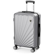スーツケース ストッパー付き USBポート付き TSAロック搭載 Mサイズ 旅行日数目安:4~7泊 グレー NT-GS0301