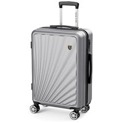 スーツケース ストッパー付き USBポート付き TSAロック搭載 Lサイズ 旅行日数目安：1週間以上 グレー NT-GS0301