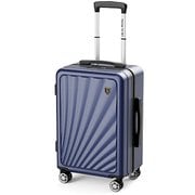 スーツケース 機内持ち込み ストッパー付き USBポート付き TSAロック搭載 Sサイズ 旅行日数目安:1~3泊 40L ブルー NT-GS0301