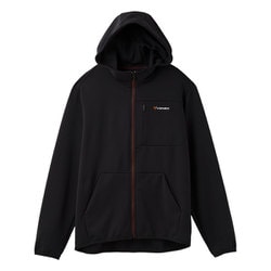 リカバリームーヴ ジップアップフードジャケット メンズ リカバリーウェア ブラック Mサイズ 8114