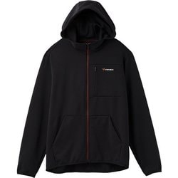 リカバリームーヴ ジップアップフードジャケット メンズ リカバリーウェア ブラック Lサイズ 8114
