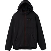 リカバリームーヴ ジップアップフードジャケット メンズ リカバリーウェア ブラック Lサイズ 8114