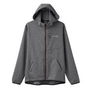 リカバリーウェア リカバリームーヴ ジップアップフードジャケット メンズ 杢グレー Lサイズ 8114-3405