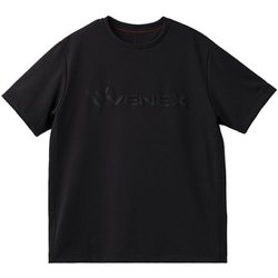 リカバリームーヴ エンボスロゴTシャツ メンズ リカバリーウェア ブラック Lサイズ 一般医療機器 8116