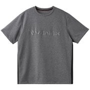 リカバリームーヴ エンボスロゴTシャツ メンズ リカバリーウェア 杢グレー Lサイズ 一般医療機器 8116