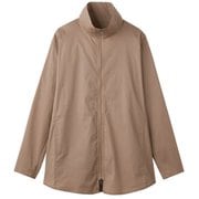首をしっかりカバーするUVカットロングブルゾン モカ LL-3L