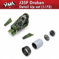 hmav1-022 1/72 J35Fドラケン ディテールアップセット [プラモデル用パーツ]