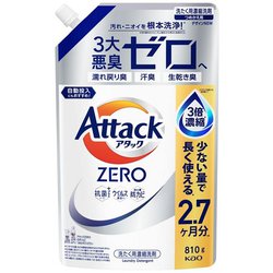 アタックZERO つめかえ 810g [洗濯洗剤 液体]