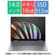 HP Envy x360 14-fc0000 G1モデル/14.0型・WUXGA・IPSタッチディスプレイ/Core Ultra 5/メモリ 16GB/SSD 512GB/メテオシルバー 9W678PA-AAAA