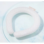 SUO RING Plus 28°ICE グラデチェック Mサイズ（内周34cm） ベージュ [クールリング]