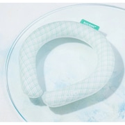 SUO RING Plus 28°ICE グラデチェック Mサイズ（内周34cm） グリーン [クールリング]
