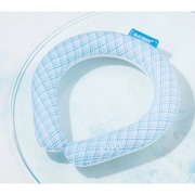SUO RING Plus 28°ICE グラデチェック Sサイズ（内周29cm） ブルー [クールリング]