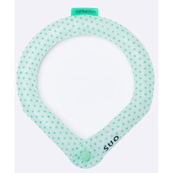 クールリング SUO RING 28°ICE ボタン付 Lサイズ（内周41cm） グリーン