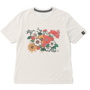 HONAMI TSUBOI × W フラワー プリント Tシャツ SNWJ10191 J162 ホワイト Sサイズ [フィットネス ヨガ シャツ レディース]