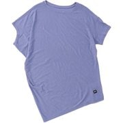 W ヨガルーズTシャツ レディース フィットネス ヨガ シャツ ブルーバイオレット(Z69) Mサイズ SNW013470N
