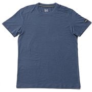 エッセンシャル 半袖 Tシャツ SNM015230N X83 ナイトシャドウブルー Mサイズ [フィットネス 半袖シャツ メンズ]