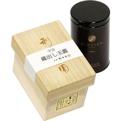 京都利休園 蔵出し宇治玉露 100g 木箱入り（KS-03） [宇治茶 玉露 木箱 ギフト]