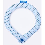 SUO RING 28°ICE ボタン付 Mサイズ（内周34cm） ブルー [クールリング]