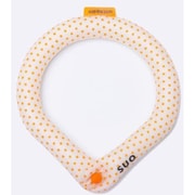 SUO RING 28°ICE ボタン付 Mサイズ（内周34cm） オレンジ [クールリング]
