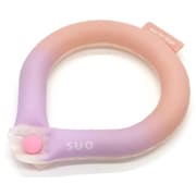 SUO RING 28°ICE gradation ボタン付 Sサイズ（内周28cm） スウィートピンク [クールリング]