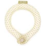 SUO RING 28°ICE ボタン付 Mサイズ（内周34cm） アーモンドベージュ [クールリング]
