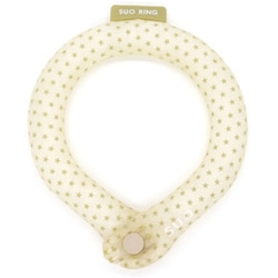 クールリング SUO RING 28°ICE ボタン付 Sサイズ（内周28cm） アーモンドベージュ