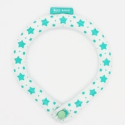 クールリング SUO RING 28°ICE star ボタン付 Lサイズ(内周41cm) サマーグリーン