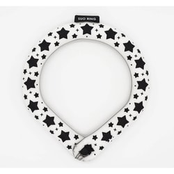 クールリング SUO RING 28°ICE star ボタン付 Mサイズ（内周34cm） ブラック