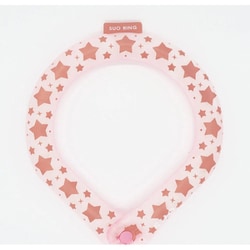 クールリング SUO RING 28°ICE star ボタン付 Sサイズ（内周28cm） チェリーピンク