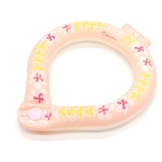 クールリング SUO RING 28°ICE hawaii ボタン付 Sサイズ(内周28cm) ピンクフラワー