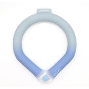 SUO RING 18°ICE gradation ボタン付 Lサイズ（内周41cm） セレストブルー [クールリング]