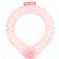 クールリング SUO RING 18°ICE ボタン付 Sサイズ（内周28cm） チェリーピンク