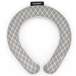 クールリング SUO RING Plus 18°ICE グラデチェック LLサイズ（内周43cm） ブラック