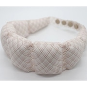 SUO 28°ICE SUO WBAND グラデチェック Mサイズ ピンクベージュ